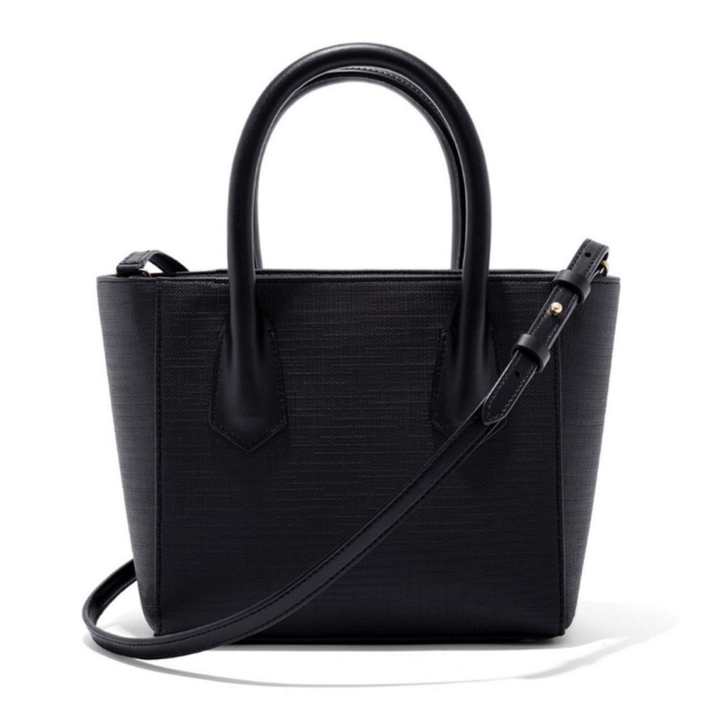 Dagne Dover black leather Petite Tote